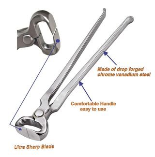 14" Professional Hoof Nippers Heavy Duty Drop-Forged Steel Farrier Tools
