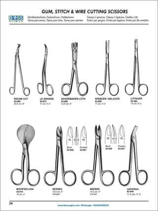Surgical Scissors Collection Shop Littauer, Beebee, Spencer & more