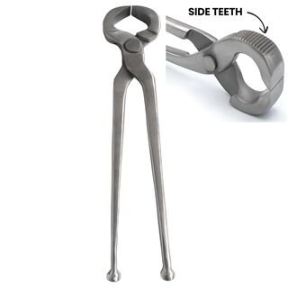 Farrier Tools 14 Inch Horseshoe Puller Serrated Jaws Shoe Pull Off, Hoof Trimmers