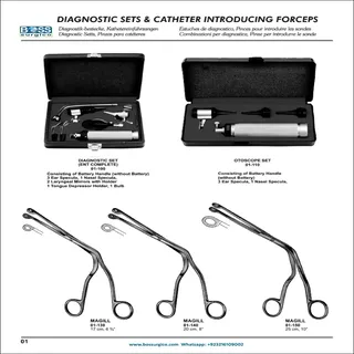Shop ENT Diagnostic Sets, Otoscopes & Magill Forceps
