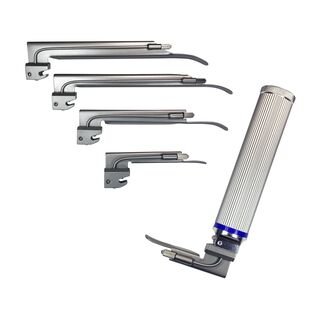 Veterinary Laryngoscope Set with 5 Blades 75-210 mm for Animals