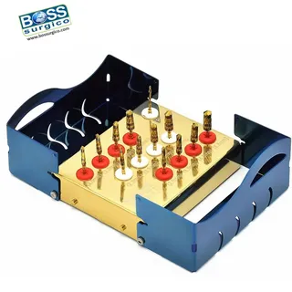 13 Pcs Dental Bur Drills Implant Kit | Precision Implant Surgery Tools