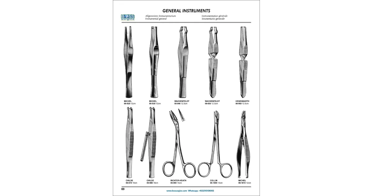 Heath Ritcher Surgical Clip Forceps | Michel, Wachenfeldt, Childe, Collin | Catalog ...